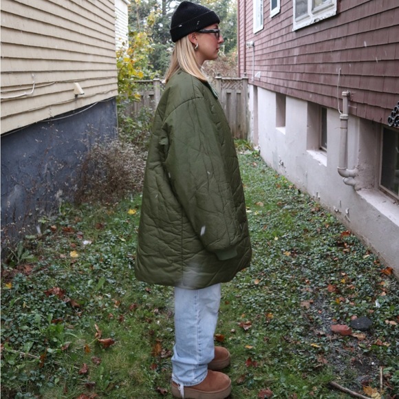 Military quilted puffer jacket - Picture 2 of 7